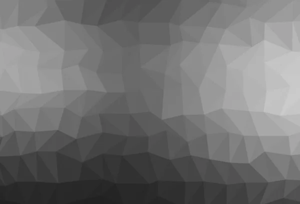 Argent Foncé Gris Vecteur Abstrait Disposition Polygonale Échantillon Aux Formes — Image vectorielle