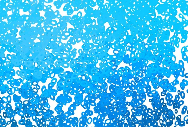 Fond Vectoriel Bleu Clair Avec Des Points Design Décoratif Flou — Image vectorielle