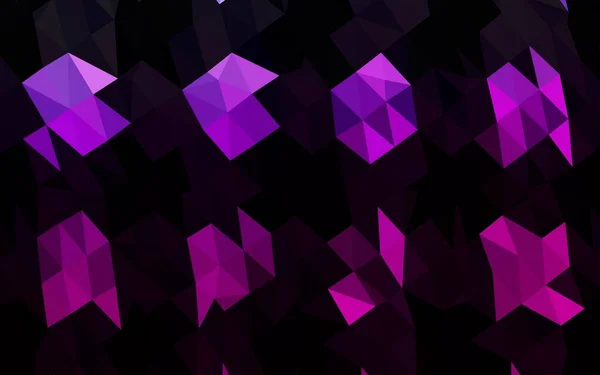 Purple Black Abstract Triangles Background Modern Vector Illustration — Stock Vector