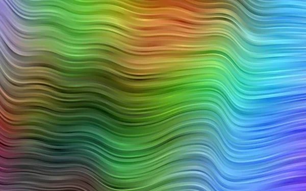 Lignes Ondes Floues Différentes Formes Couleurs Une Vague Illustration Abstraite — Image vectorielle