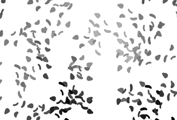 Ανοιχτό Ασημί Γκρι Διανυσματικό Μοτίβο Χαοτικά Σχήματα Εικονογράφηση Πολύχρωμα Σχήματα — Διανυσματικό Αρχείο