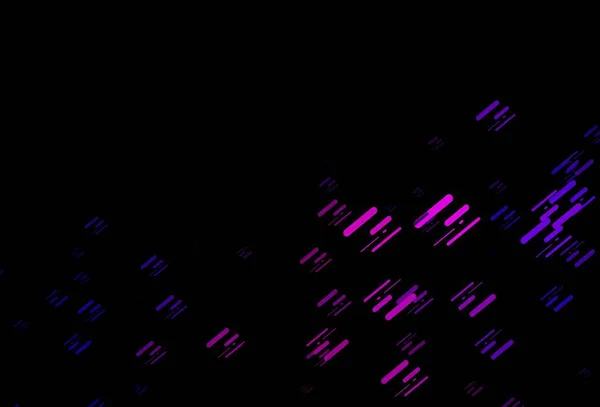Темно Фіолетова Рожева Векторна Текстура Різнокольоровими Лініями Блискуча Абстрактна Ілюстрація — стоковий вектор