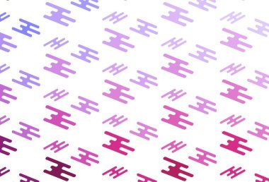 Açık pembe, dar çizgileri olan mavi vektör deseni. Sopalı modern geometrik soyut çizim. Reklamlar, posterler, afişler için desen.