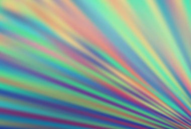 Açık mavi, tekrarlanan çubuklu yeşil vektör şablonu. Dar çizgileri olan parlak renkli çizimler. Reklamınız, posteriniz, afişiniz için en iyi tasarım.