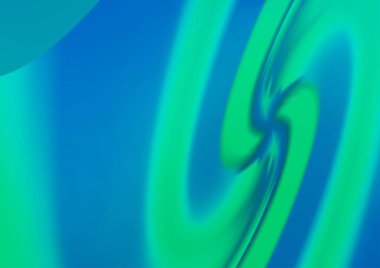 Gökkuşağı renk vektör arkaplanındaki kıvrımlı ışık ışınları. Gradyan bulanıklığı olan modern illüstrasyon