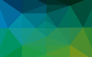 Çizgileri ve üçgenleri olan vektörsüz bir düzen. Soyut arkaplanda renkli eğimli üçgenler