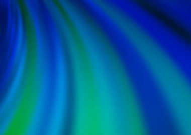 Gökkuşağı renk vektör arkaplanındaki kıvrımlı ışık ışınları. Gradyan bulanıklığı olan modern illüstrasyon