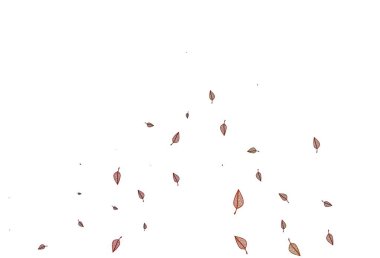 Açık Turuncu Vektör çizim düzeni. Renkli yapraklı eskiz karalamalar. İşiniz için yepyeni bir tasarım..