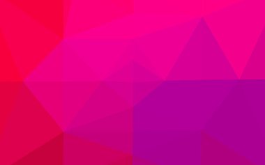 Çizgileri ve üçgenleri olan vektörsüz bir düzen. Soyut arkaplanda renkli eğimli üçgenler