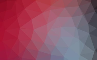 Çizgileri ve üçgenleri olan vektörsüz bir düzen. Soyut arkaplanda renkli eğimli üçgenler