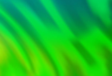 Lav şekilli açık yeşil vektör arka planı. Mermer şeklinde parlak eğri çizimler. Cep telefonu geçmişinin şablonu.