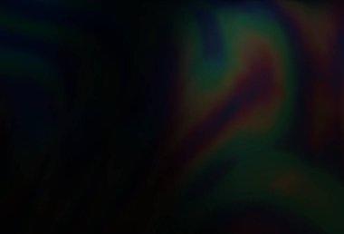 Bükülmüş kurdeleli koyu siyah vektör şablonu. Mermer biçiminde yaratıcı geometrik çizim ve gradyan. Markan için yeni kompozisyon.