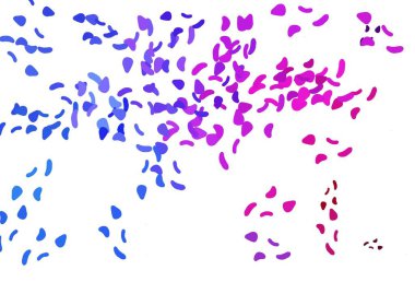 Açık mavi, soyut formlu kırmızı vektör arkaplan. Renkli rastgele şekillerle modern soyut illüstrasyon. Kartvizitiniz için modern tasarım.