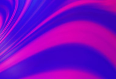 Sıvı şekilli hafif Mor vektör şablonu. Çağdaş gradyan soyut çizgileri olan çizimler. Reklamlarınız, posterleriniz, afişleriniz için yepyeni bir tasarım..