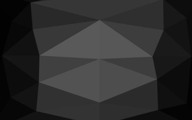 Çizgileri ve üçgenleri olan vektörsüz bir düzen. Soyut arkaplanda renkli eğimli üçgenler