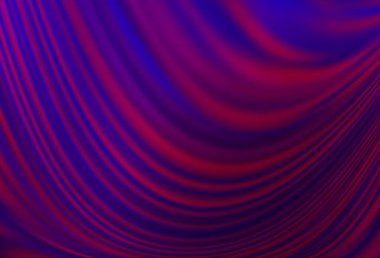 Eğri daireli koyu mor vektör arkaplan. Eğilimli zarif, parlak bir çizim. İş tasarımınız için tamamen yeni bir şablon.