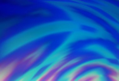 Açık mavi vektör bulanık desen. Görüntü stili ve gradyanı olan yeni renkli çizimler. Bir cep telefonu için arka plan.