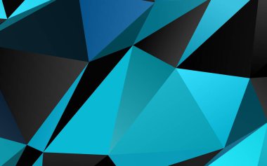 Çizgileri ve üçgenleri olan vektörsüz bir düzen. Soyut arkaplanda renkli eğimli üçgenler