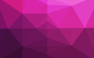 Çizgileri ve üçgenleri olan vektörsüz bir düzen. Soyut arkaplanda renkli eğimli üçgenler