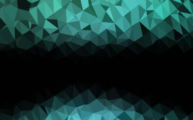 Çizgileri ve üçgenleri olan vektörsüz bir düzen. Soyut arkaplanda renkli eğimli üçgenler