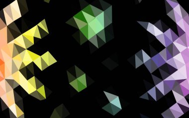 Renkli soyut üçgen arka plan. Modern vektör illüstrasyonu