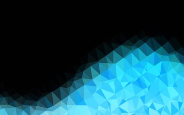 Çizgileri ve üçgenleri olan vektörsüz bir düzen. Soyut arkaplanda renkli eğimli üçgenler