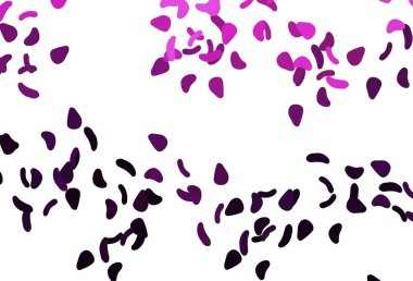 Rastgele biçimlerde açık pembe vektör dokusu. Modern tarzda değişen renkli kaotik formlar. Web siteniz için basit tasarım.