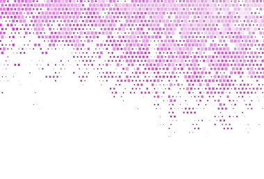 Dikdörtgenli, kare şeklinde açık pembe vektör arkaplanı. Renkli dikdörtgenleri olan bir resim. İş ilanınız için akıllı tasarım.