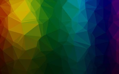 Çizgileri ve üçgenleri olan vektörsüz bir düzen. Soyut arkaplanda renkli eğimli üçgenler