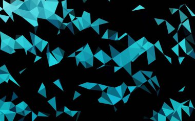 Çizgileri ve üçgenleri olan vektörsüz bir düzen. Soyut arkaplanda renkli eğimli üçgenler