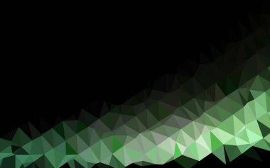 Çizgileri ve üçgenleri olan vektörsüz bir düzen. Soyut arkaplanda renkli eğimli üçgenler