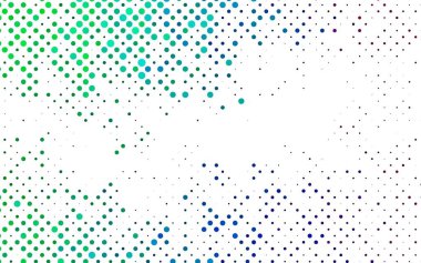 Noktalı vektör arkaplanı. Belirli soyut çemberlerle illüstrasyon. Web siteleri için desen