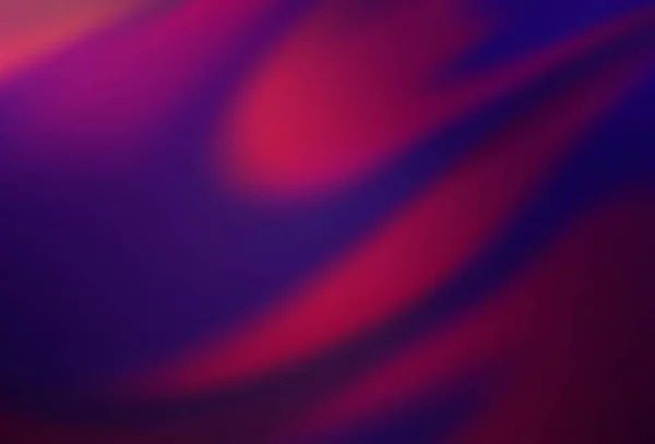 Vettore Rosa Scuro Offuscata Modello Luminoso Illustrazione Astratta Glitter Con — Vettoriale Stock