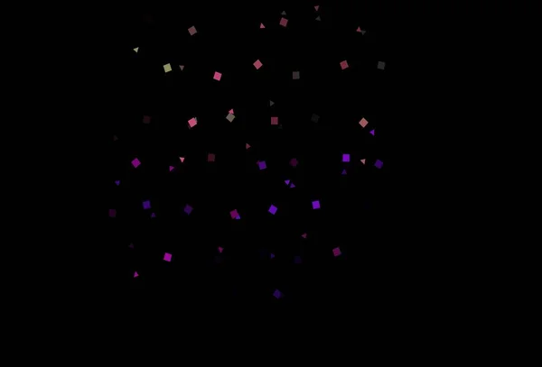 Σκούρο Πολύχρωμο Rainbow Vector Cover Πολυγωνικό Στυλ Κύκλους Glitter Αφηρημένη — Διανυσματικό Αρχείο