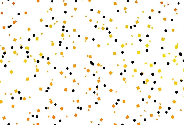 Light Orange Διανυσματική Διάταξη Κύκλους Γραμμές Ορθογώνια Εικονογράφηση Σύνολο Πολύχρωμων — Διανυσματικό Αρχείο