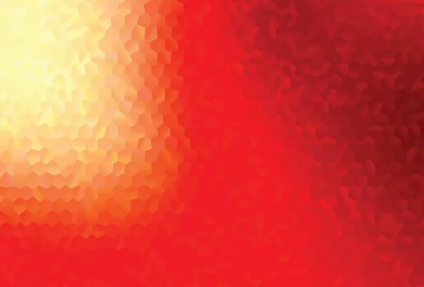 Copertura Vettoriale Rosso Chiaro Con Serie Esagoni Esagoni Colorati Sfondo — Vettoriale Stock