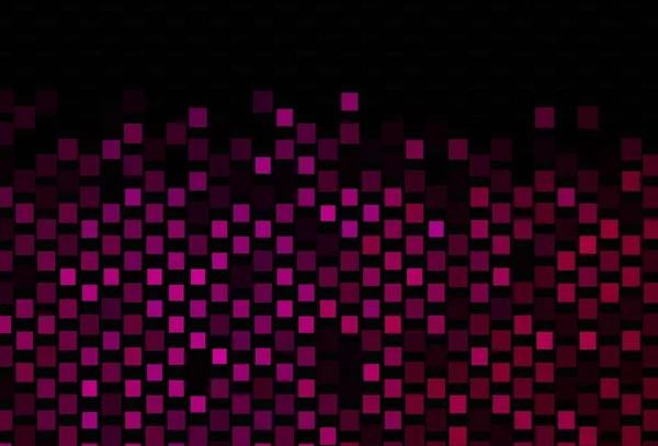 Темно Рожевий Векторний Фон Лініями Прямокутниками Сучасна Абстрактна Ілюстрація Різнокольоровими — стоковий вектор