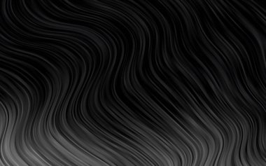 Farklı şekil ve renklerdeki bulanık dalga çizgileri. Gradyanı olan belirsiz soyut bir illüstrasyon.