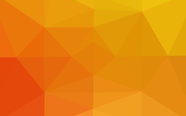 Çizgileri ve üçgenleri olan vektörsüz bir düzen. Soyut arkaplanda renkli eğimli üçgenler