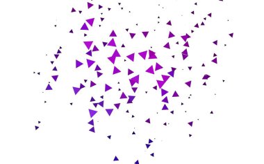 Çizgileri ve üçgenleri olan vektörsüz bir düzen. Soyut arkaplanda renkli eğimli üçgenler