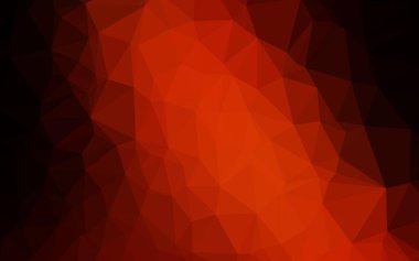 Çizgileri ve üçgenleri olan vektörsüz bir düzen. Soyut arkaplanda renkli eğimli üçgenler