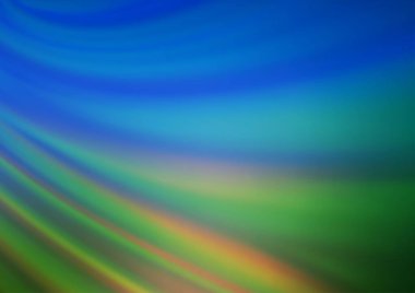 Renkli dalgalar, vektör illüstrasyonu, kopyalama alanı deseni