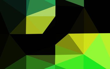 Yeşil soyut üçgen arka plan. Modern vektör illüstrasyonu