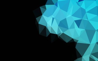 Çizgileri ve üçgenleri olan vektörsüz bir düzen. Soyut arkaplanda renkli eğimli üçgenler