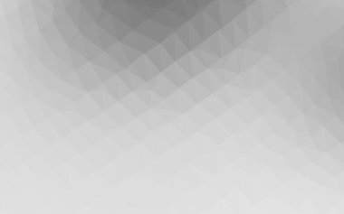 Çizgileri ve üçgenleri olan vektörsüz bir düzen. Soyut arkaplanda renkli eğimli üçgenler