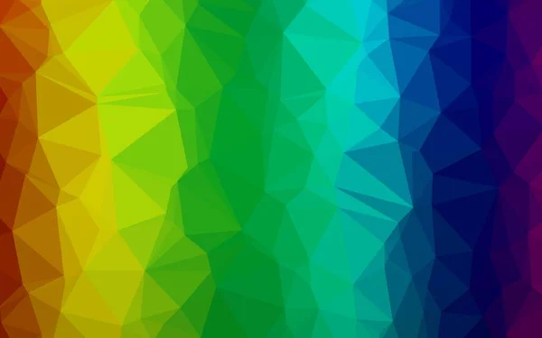 線や三角形でシームレスに配置できます 色鮮やかなグラデーションの抽象的な背景の三角形 — ストックベクタ