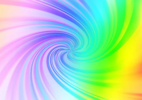 Красочные Волны Векторная Иллюстрация Шаблон Копирования Пространства — стоковый вектор