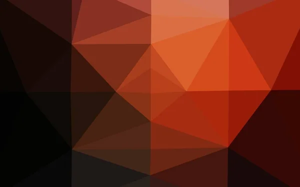 Vermelho Abstrato Triângulos Fundo Ilustração Vetorial Moderna — Vetor de Stock
