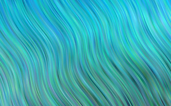 Lignes Ondes Floues Différentes Formes Couleurs Une Vague Illustration Abstraite — Image vectorielle