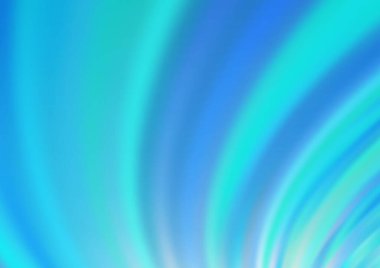 Mavi tondaki kıvrımlı ışık ışınları vektörün parlak arkaplanı bulanıklaştırdı. Eğilimli modern illüstrasyon